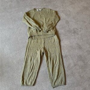 Free People Beach Two-Piece Knit Set (Top + Pants)